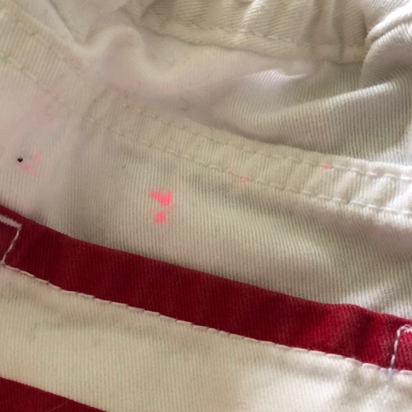 American flag red white and blue denim shorts - Picture 5 of 5